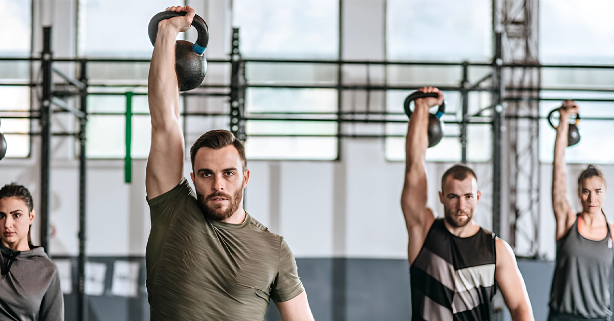 Men Carrying Wights for Training