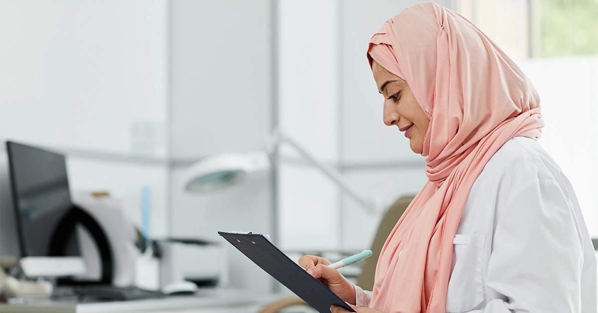 Female Doctor in Clinic