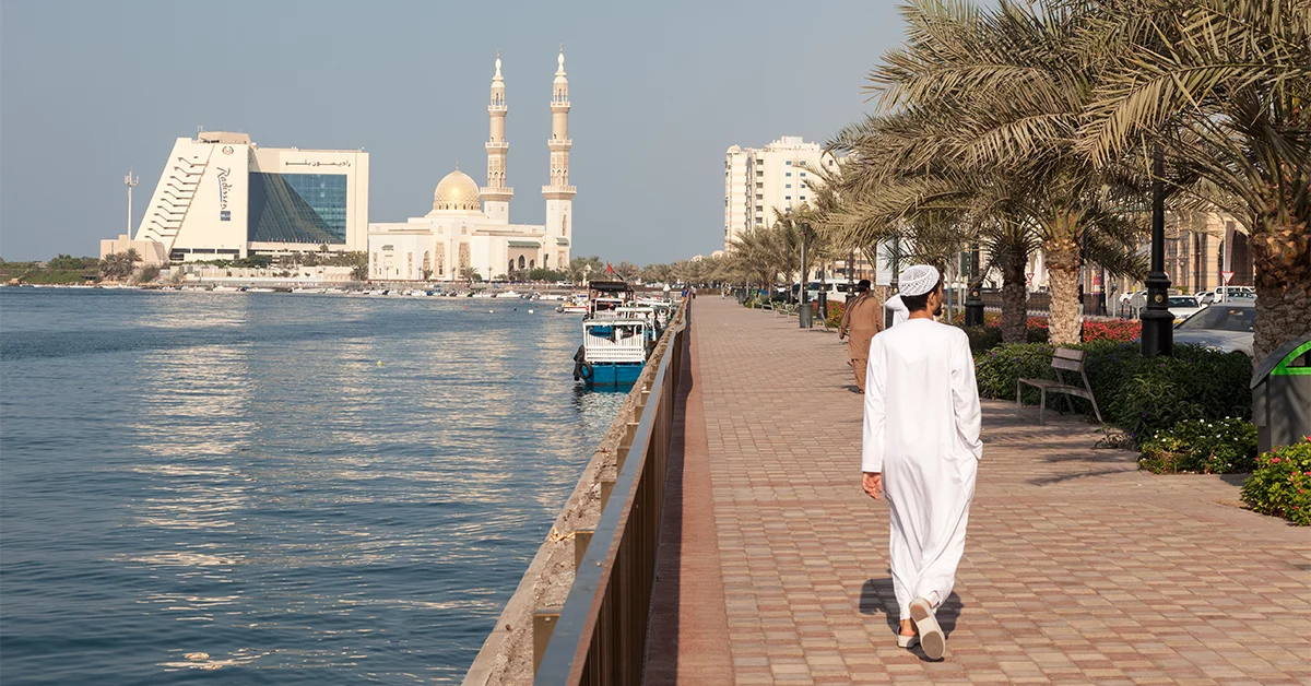 Sharjah Corniche near  Al Ghafia 