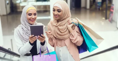 shopping at Fujairah Mall