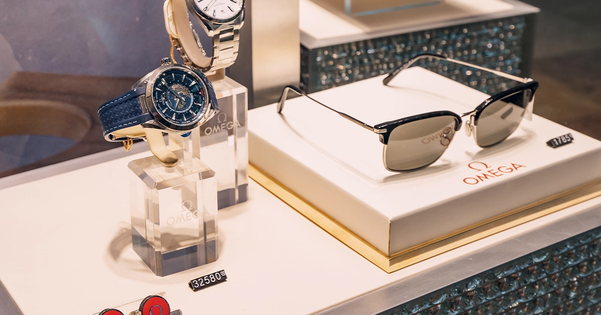 Luxurious watches and accessories at Mall of the Emirates