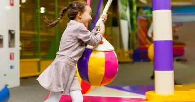 Cafe with a play area in Dubai
