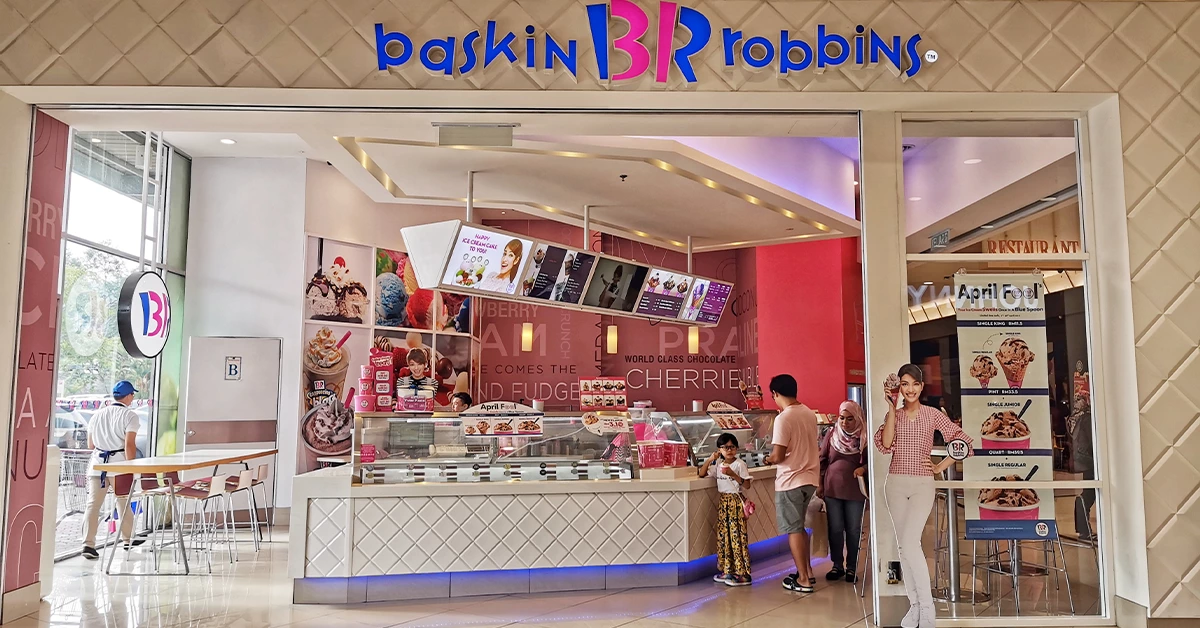 Baskin-Robbins branch at Madina Mall 