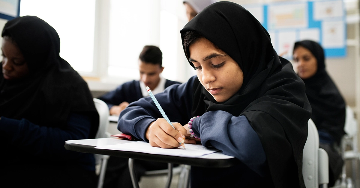 Diverse children learning Arabic language at Babylon Institute