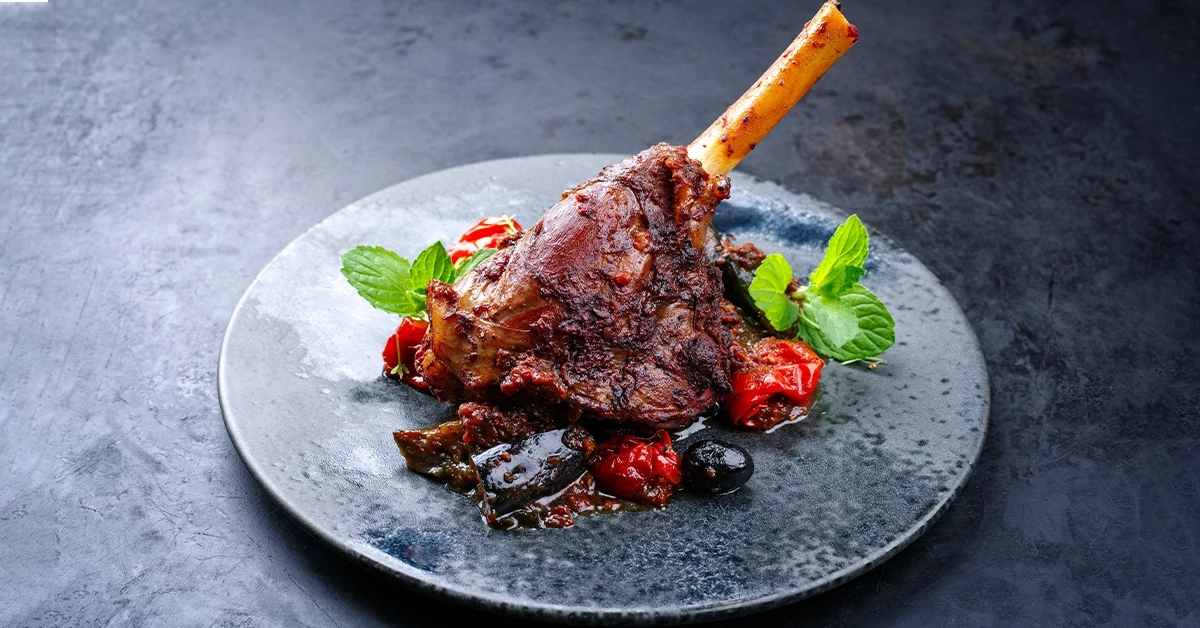 Main course dish served at La Brioche Dubai