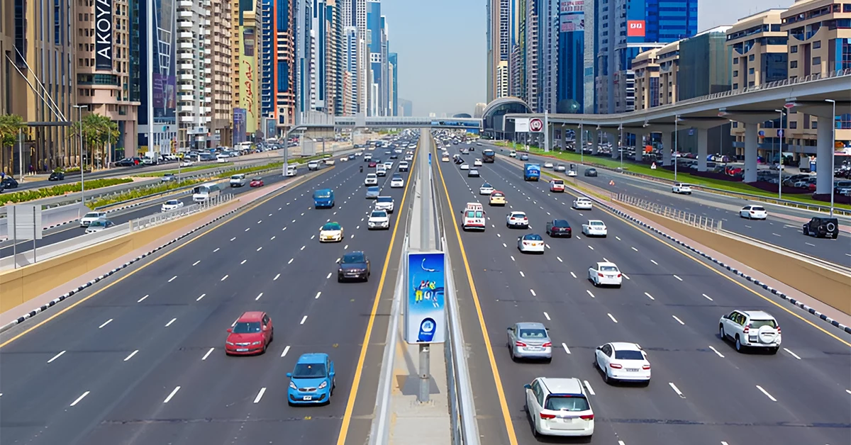 Highway in Sharjah