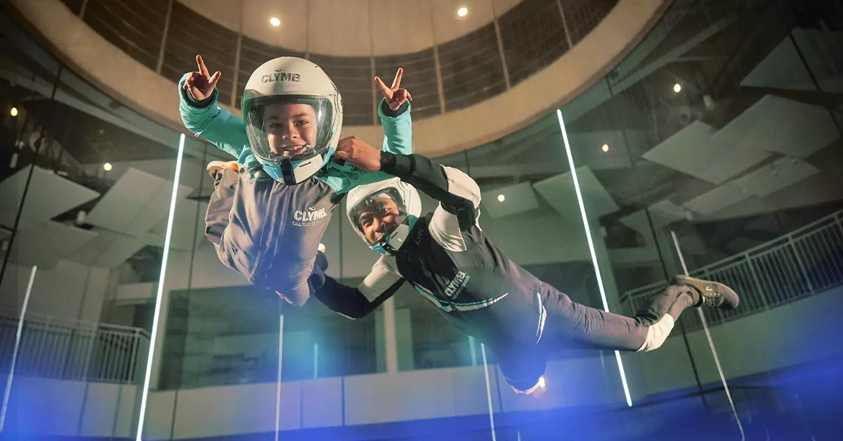 Junior flying club at CLYMB Abu Dhabi