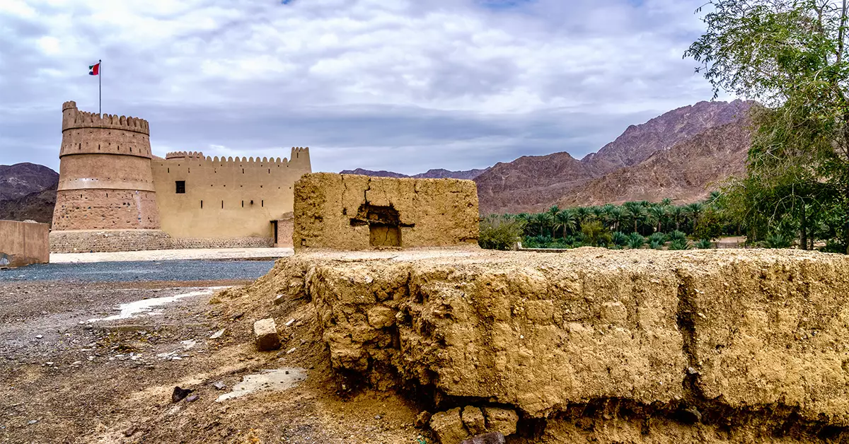  Al Bithnah Fort, Fujairah was rebuilt in 2012 