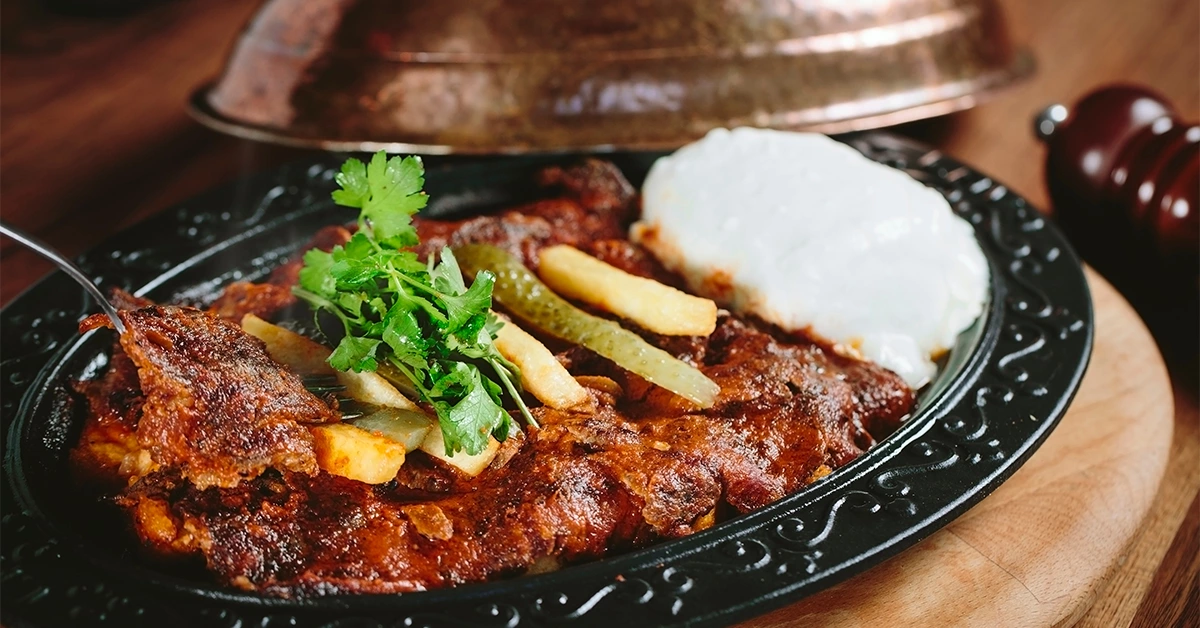 Traditional Turkish Kabab at Bursa Kebap Restaurant in Deerfields Mall