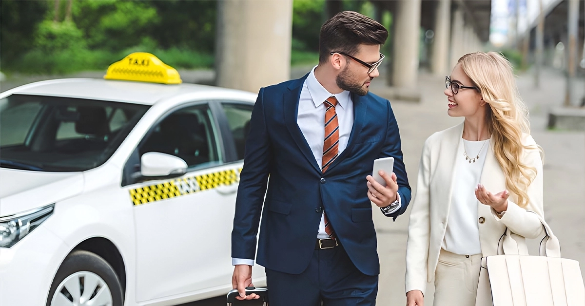 Couple Took Taxi Service