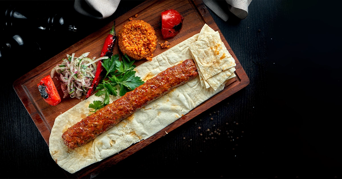 Adana Kebab served at Bebek Restaurant Jumeirah