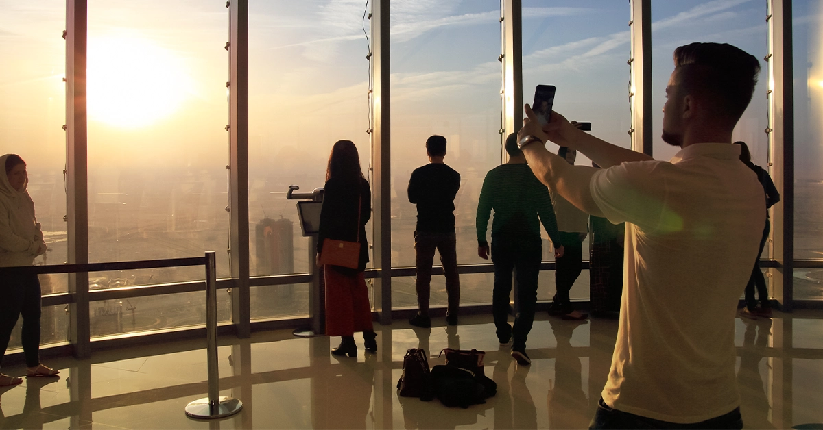 Sunset at Burj Khalifa 