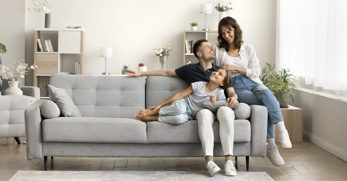 A family spending quality time together