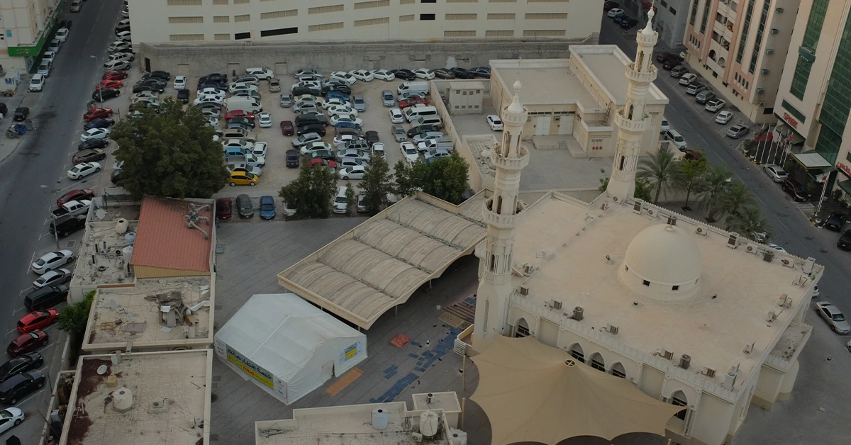 Well-designed apartment buildings in Al Qasimia 