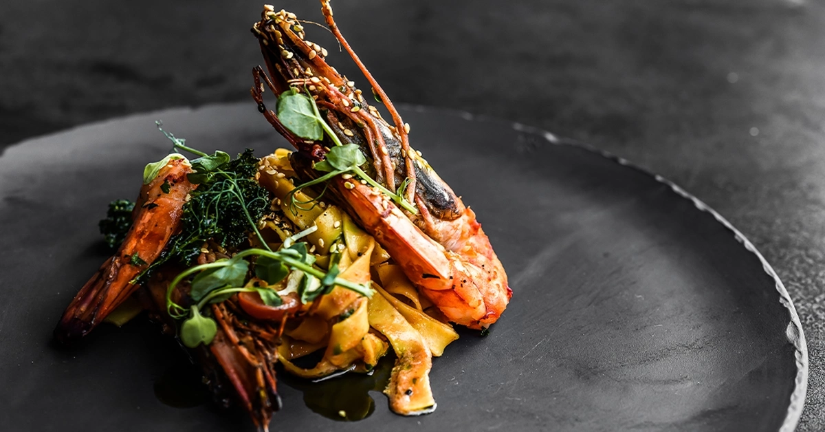 Gourmet Plate of Seafood