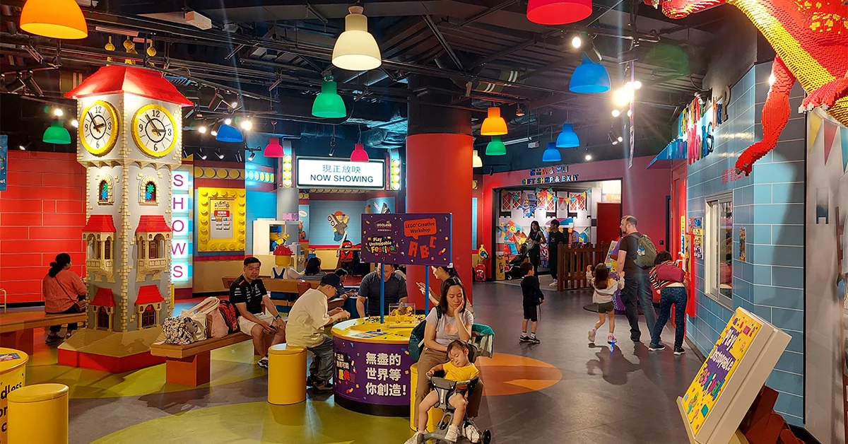 Interactive play area at Fun City