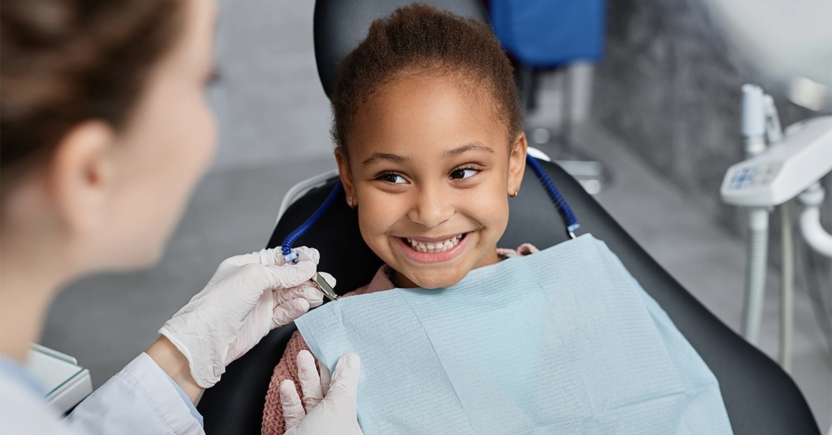 Dental checkup of a kid at Al Reef Dental Clinic Ras Al Khaimah