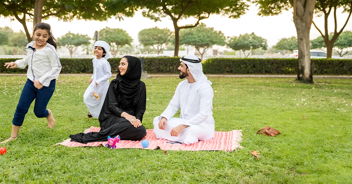 Family on a Picnic