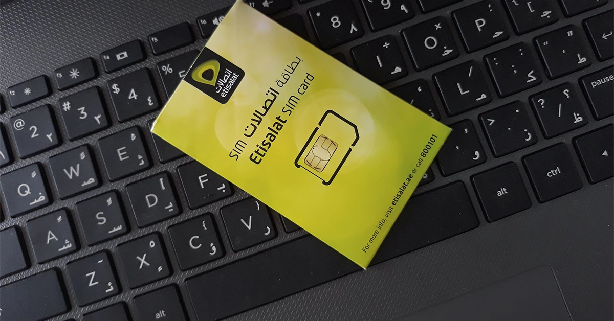 Etisalat SIM card offers different packages for visitors and residents 