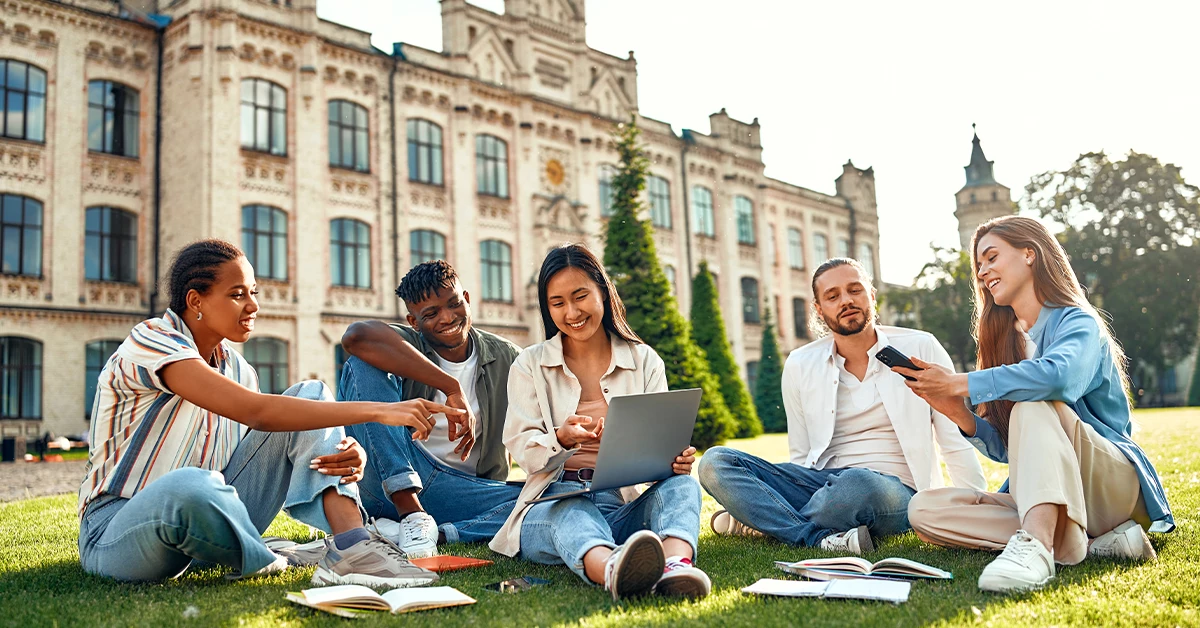 Students Studying Together
