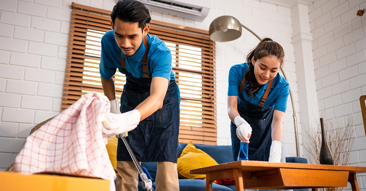 House cleaning services provided by a cleaning company in Sharjah