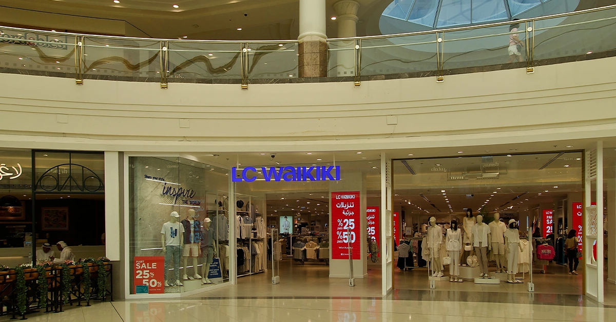Fashion stores at City Center Deira