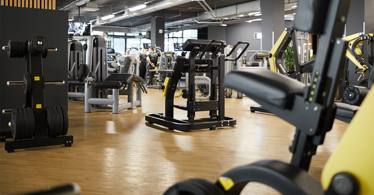 Well-equipped gym in Mussafah