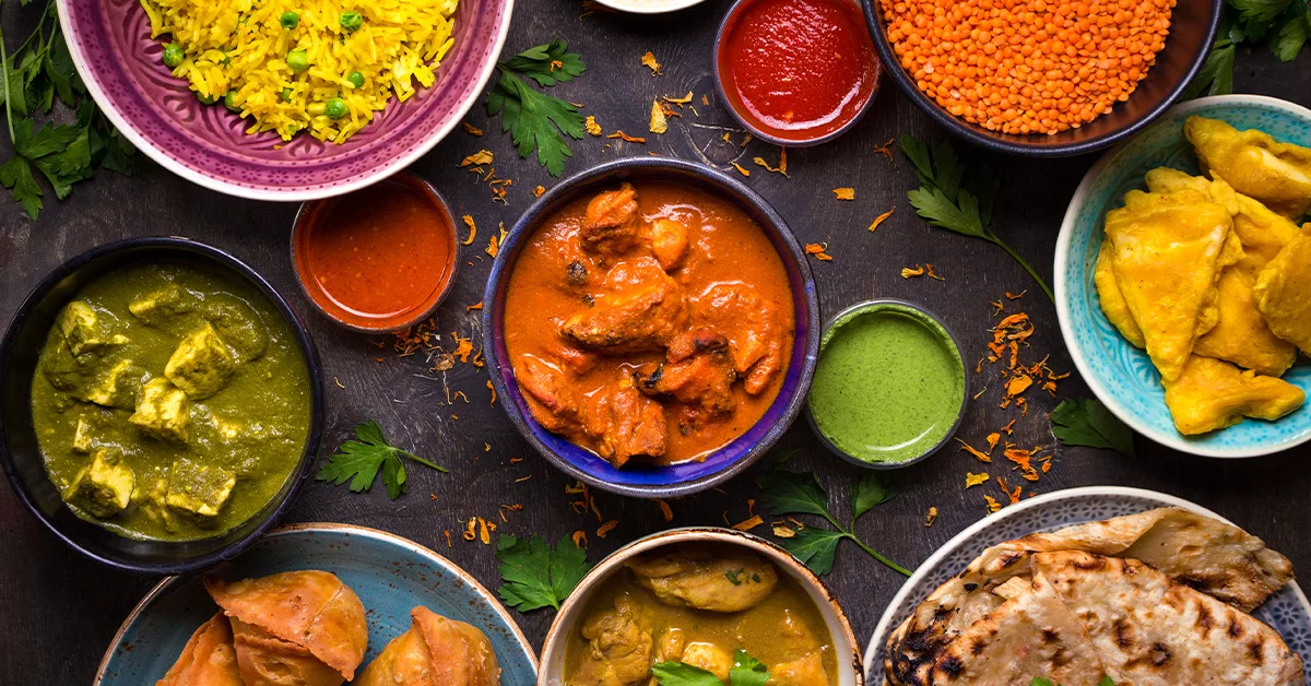 Assorted Indian Dishes
