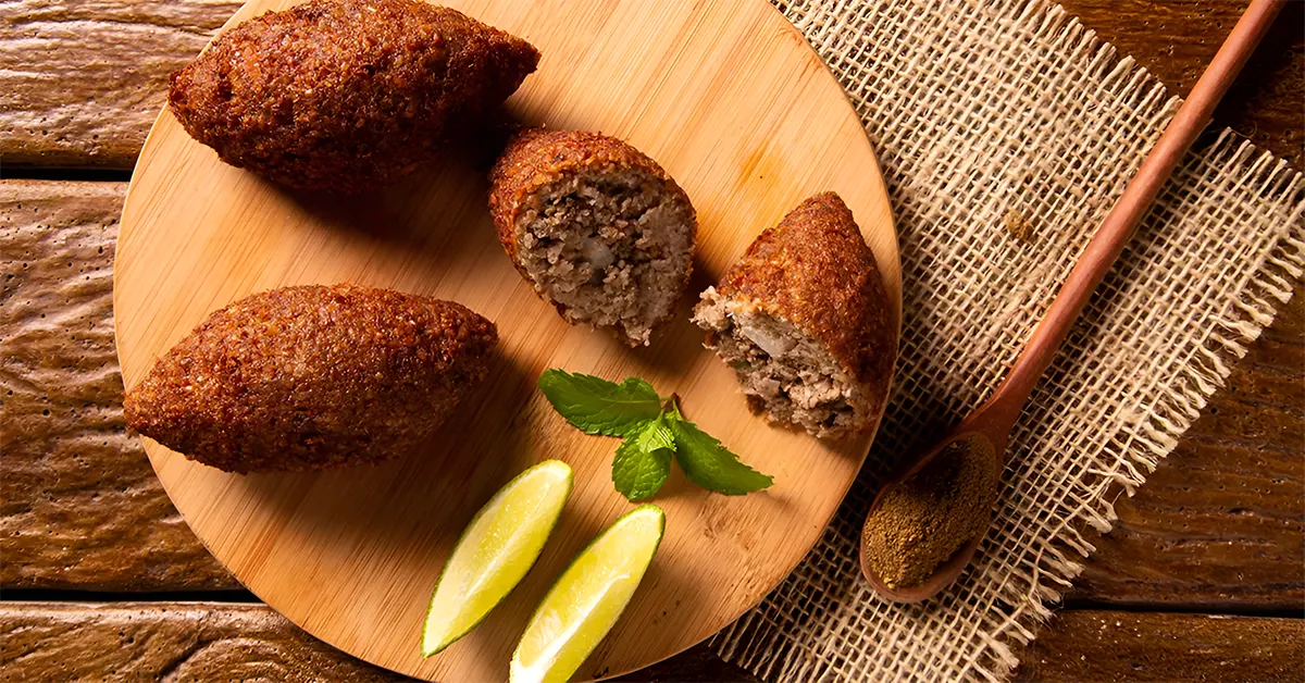 Kibbeh served at Al Tarbouch Al Soory