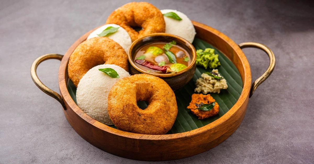Idli Dosa and Sambhar