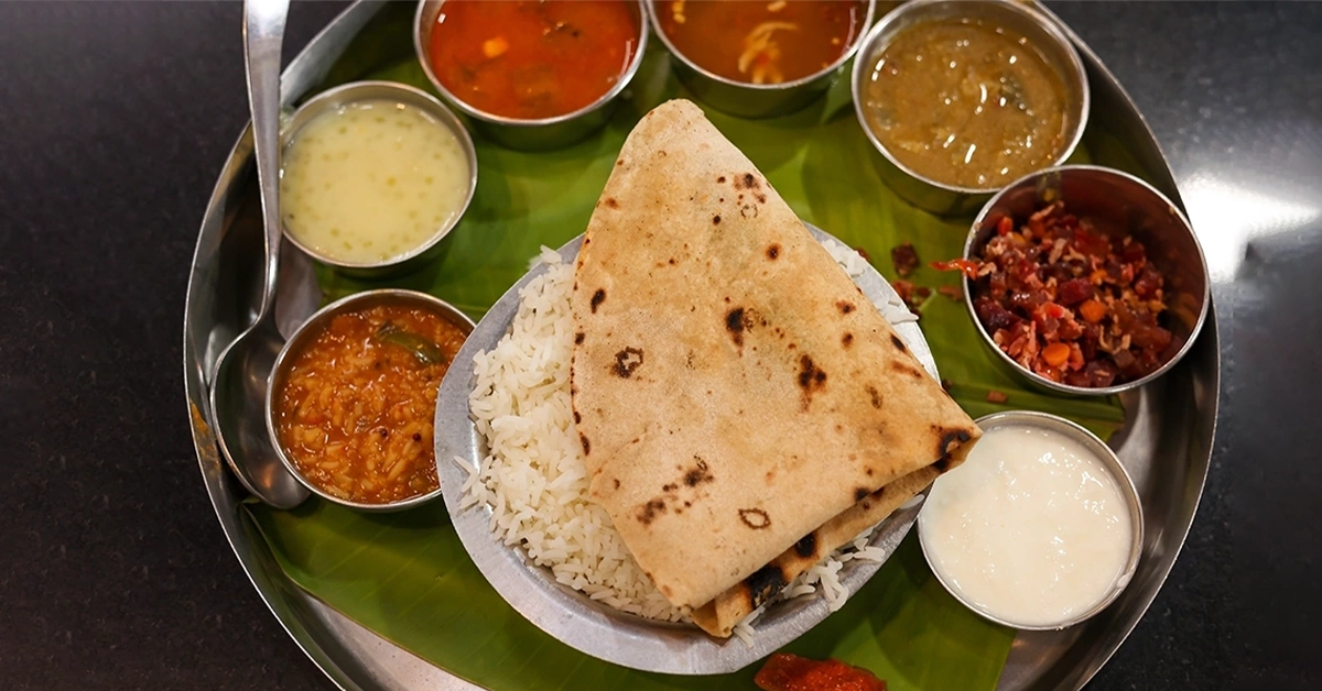 Vegetarian Indian Thali