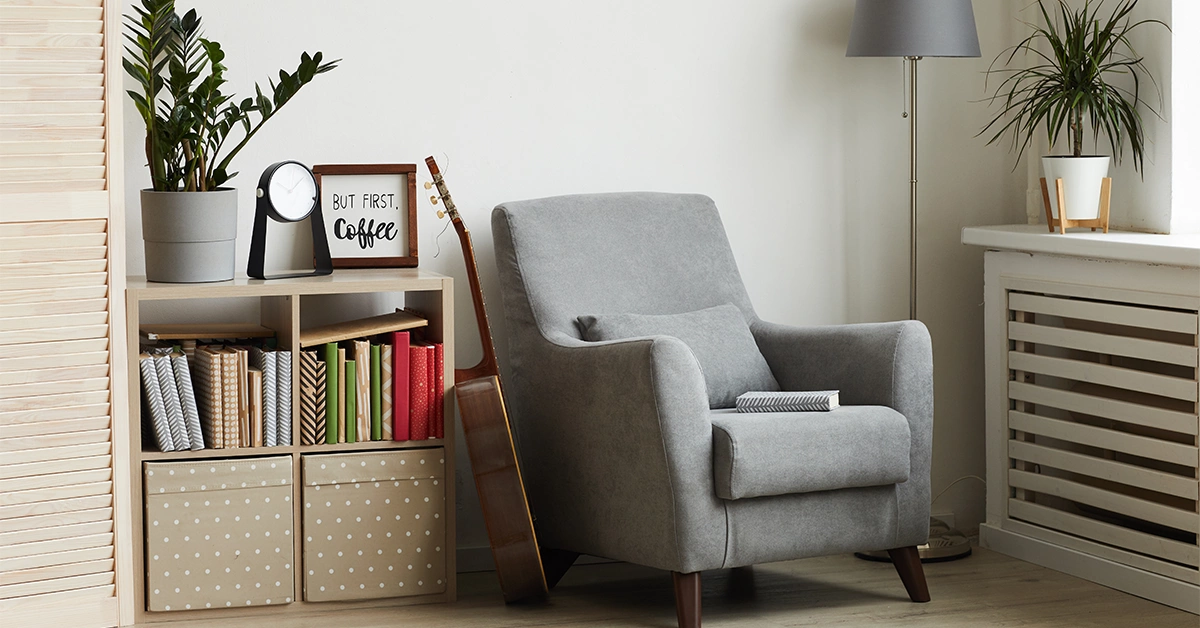 Adding a cosy reading nook can make all the difference to a boring home
