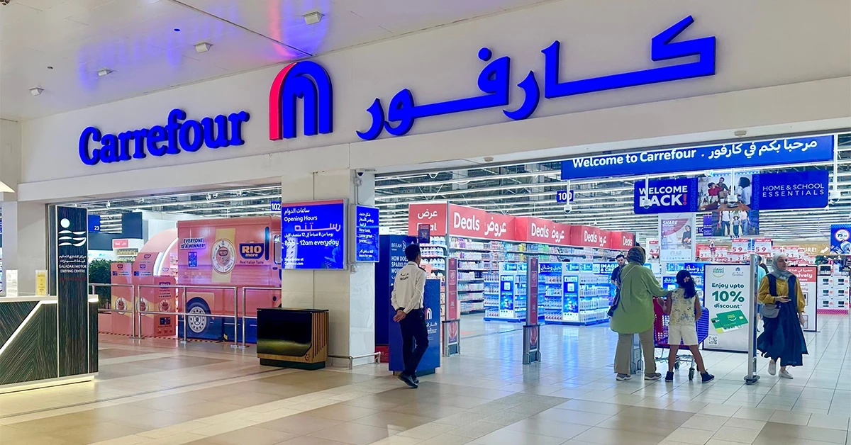 Carrefour in mall