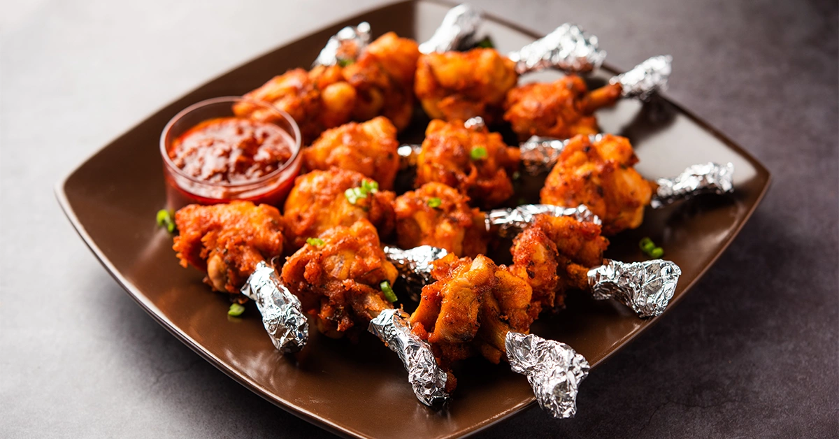 Chicken Tandoori Lollipops