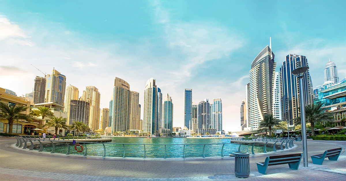 Stunning skyscrapers in JLT