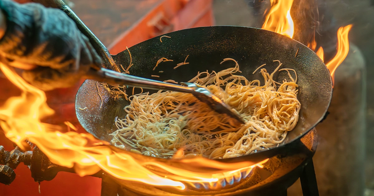 Fried Noodles in WOK