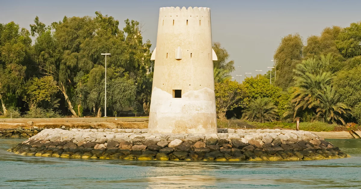  Watchtower guarding al maqta bridge