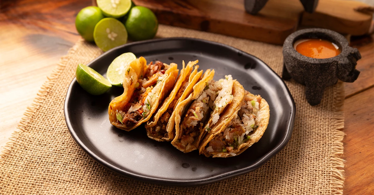 Tacos served at Sam&Harry Al Qasba restaurants, Sharjah