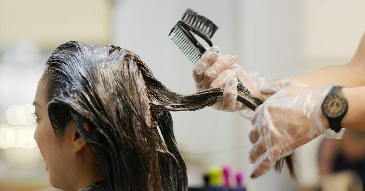 Hair Colour Application Service at Home