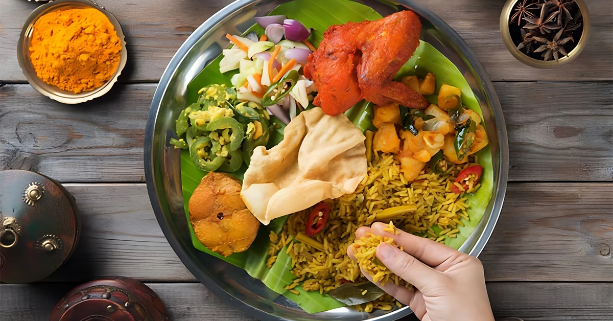 Delicious Food Thali