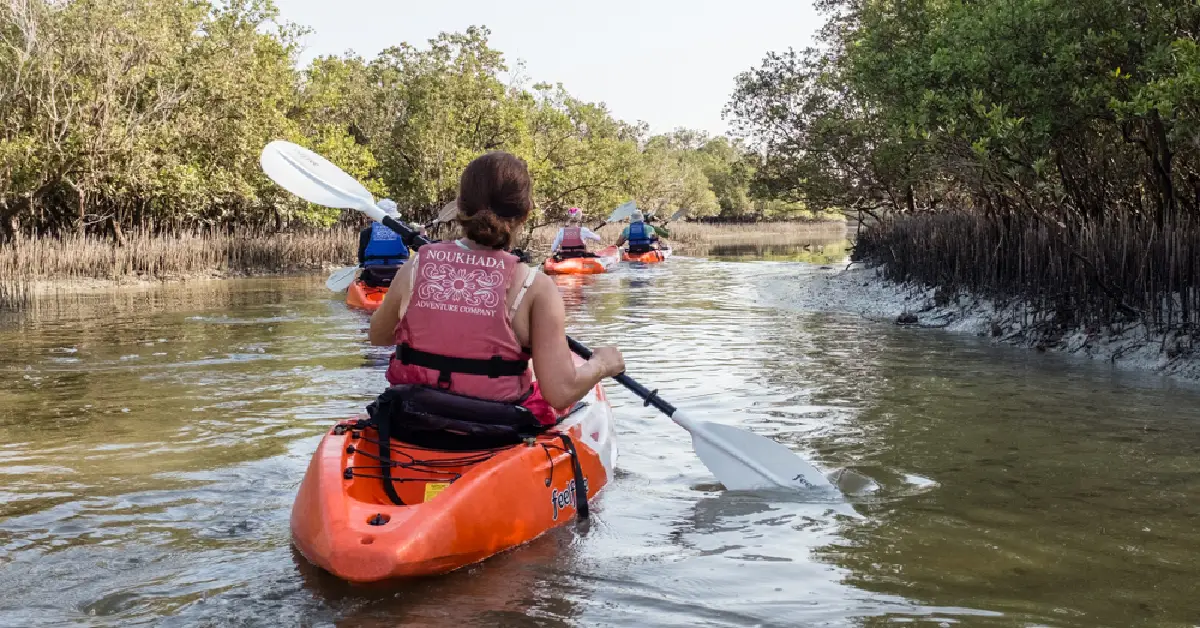 Kayaking in Abu dhabi