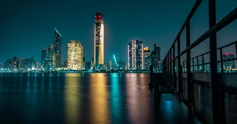 Abu Dhabi at night