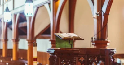 Bible in the church