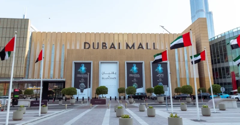 Dubai mall to show the difference between Dubai mall vs mall of Emirates