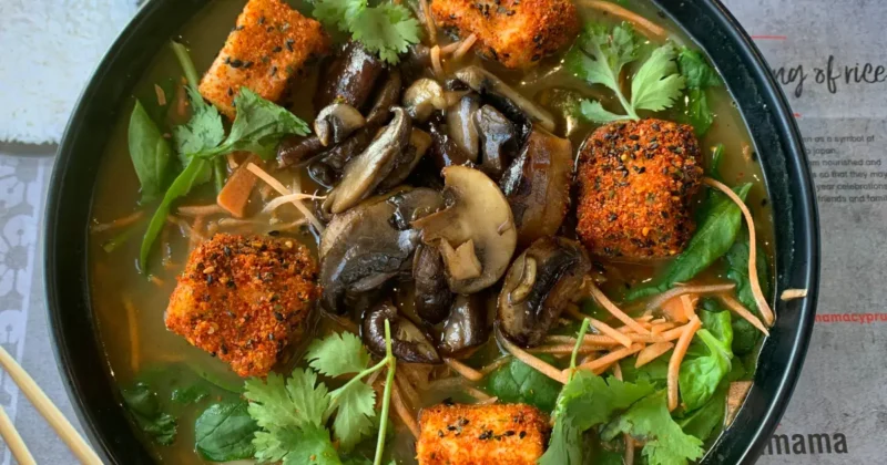 bowl of Kare Burosu, a vegan dish