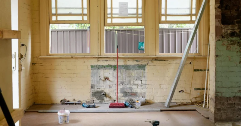 windows as parts of the renovations in a house