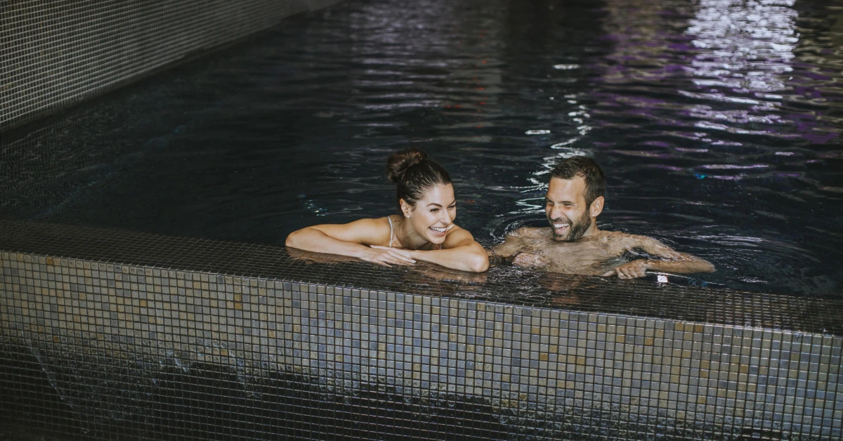 a swimming pool