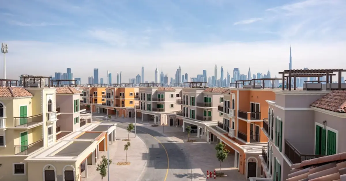 Apartment houses and villas in Dubai city