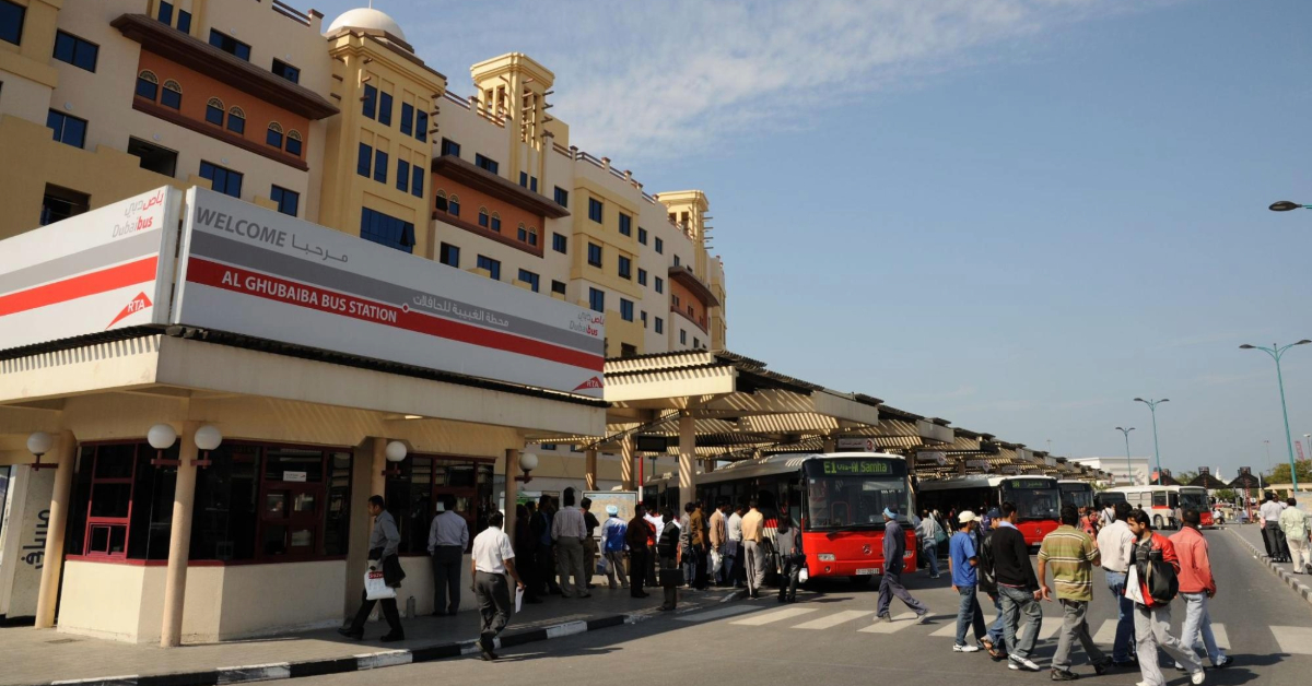 Al Ghubaiba Bus Station in Dubai