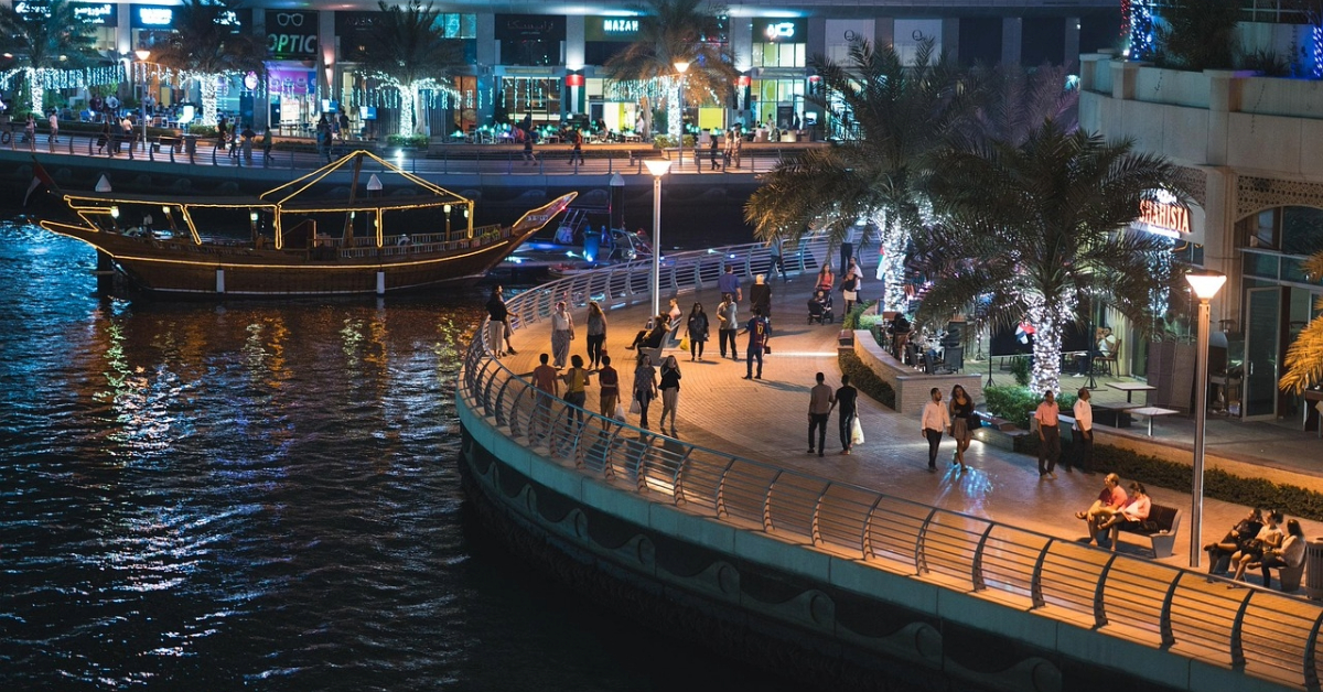 Dubai Marina near Sobha Realty Metro Station